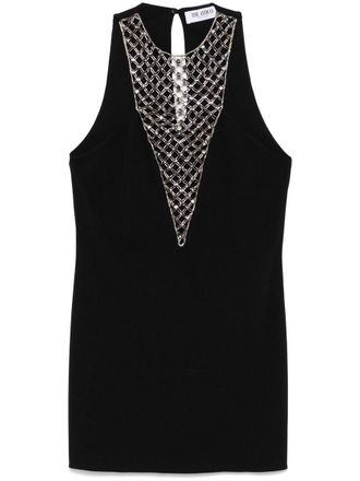 The Attico Bead-Embellished Mini Dress