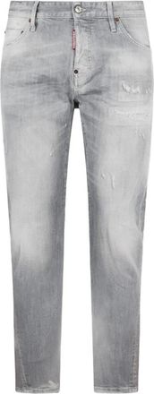 Dsquared2 Skater Jeans - Heren - Slim Fit Jeans - Grijs - 2XL - Katoen - Jeans