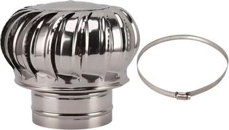 OEM Tapa Giratoria De Acero Inoxidable Para Chimenea, Tapa Anticorrientes Con Clip. La Tapa Giratoria Para Ventilador De Chimenea Se Adapta A La Mayor&iacute;a D