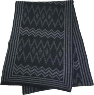 Louis Vuitton Pre-owned Wool scarves - Heren - Vintage Accessoires - Zwart - ONE Size - Wol - Vintage