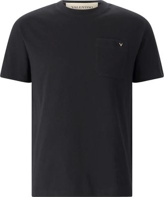 Valentino T-Shirts, male, Black, Size: 2XL T-Shirts