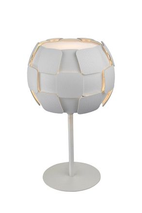 Netlighting Brigitte 1 Light Table Lamp White Frame
