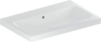 Keramag Lavabo Geberit Icon Light, 75 Cm X 48 Cm, Sin Agujero Para Grifo