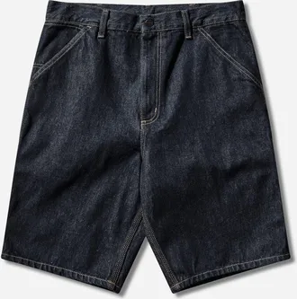 Carhartt Work in Progress Men s Single Knee Shorts Blue (Rinsed)