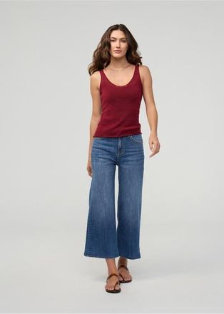Duer Performance Denim High Rise Wide Leg Crop in Swell at Nordstrom, Size 30 X 26