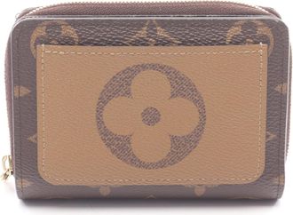 Louis Vuitton Brown Leather Pvc Coin Purse/Coin Case (Pre-Owned)
