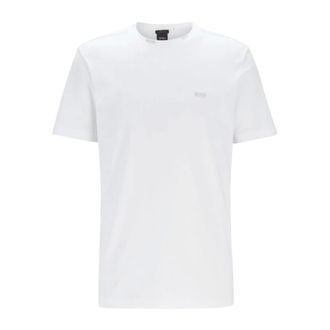 HUGO BOSS Tops, Heren, Wit, S, Katoen, Tee Gold