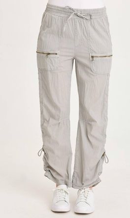 Xcvi Trotter Textured Side Cinch Pant In Earl Grey Pigment