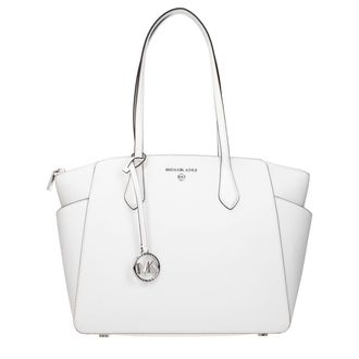Michael Kors Witte Leren Schoudertas