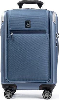 Travelpro Platinum Elite Hardside Expandable Carry-on with Laptop Pocket 21-Inch Spinner in Dark Sky Blue at Nordstrom