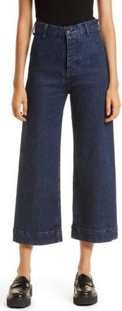 The Great. The Sefair Crop Wide Leg Jeans in Rodeo Wash at Nordstrom Rack, Size 24