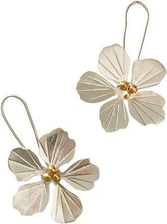 Matr Boomie Sayuri Flower Drop Earrings in Gold at Nordstrom