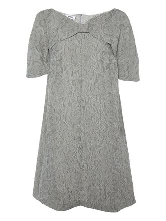 Moschino rose cloqu&eacute; dress - Grey