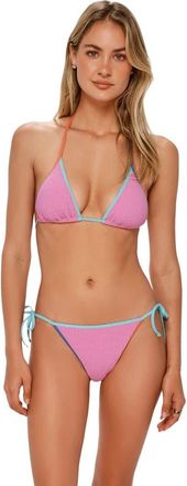 Swim Systems Kit Tie Side Bikini Swim Bottoms in Cotton Candy Scrunch at Nordstrom, Size X-Large