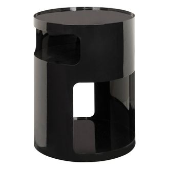 Atmosphera Tavolino Ashdal Nero 32,5x32,5 Cm - Atmosphera Cr&eacute;ateur DInt&eacute;rieur