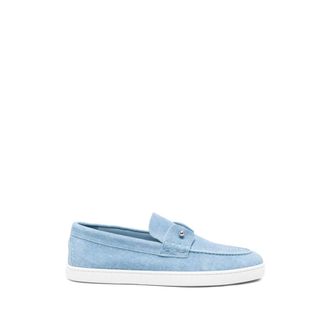 Christian Louboutin Chambeliboat Flat - - Shoes - Uomo - Blu - 40 EU