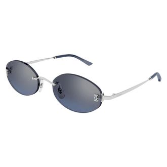 Cartier unisex, Accessoires, Blauw, Maat: 55 MM Nylon