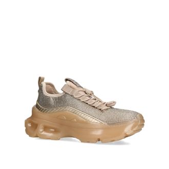 Steve Madden Womens Fabuluxe Beige Sneakers Fabric - Size UK 5