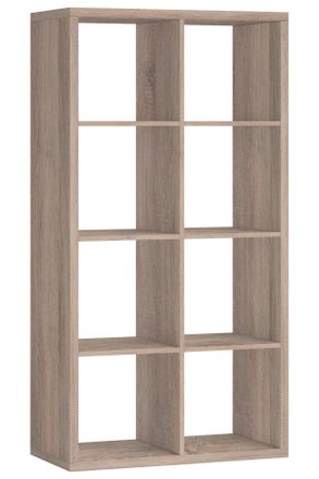 CARRYHOME Raumteiler, Sonoma Eiche, Holzwerkstoff, 77x147x38 cm, Beim&ouml;bel erh&auml;ltlich, Wohnzimmer, Raumteiler, Raumtrenner