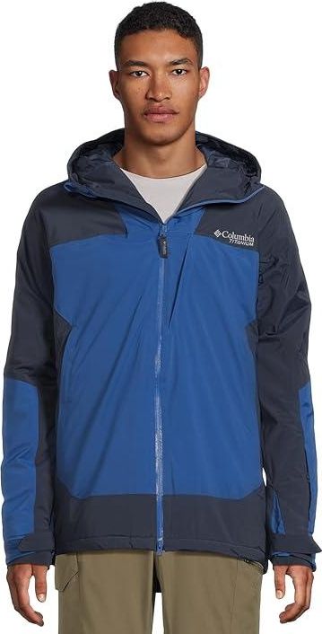 Cirque Bowl Jacket Mens Jacket Collegiate Navy/Mountain Blue : LG, Elastane/Nylon