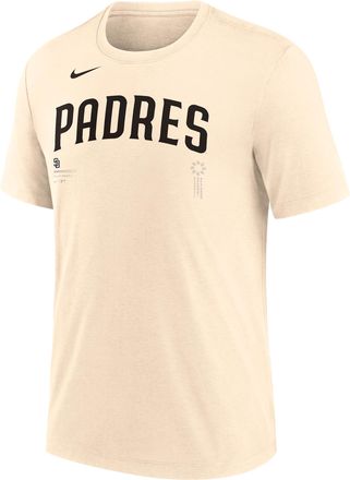 Nike San Diego Padres Wordmark Nike Mens MLB T-Shirt in Brown | NJFD15APYP-F4H