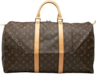 Louis Vuitton Vintage, unisex, Bruin, ONE Size, Leer, Pre-owned Keepall 50