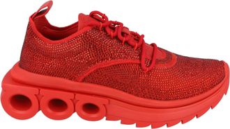 Ferragamo Nima Strass Crystal Embellished Sneakers