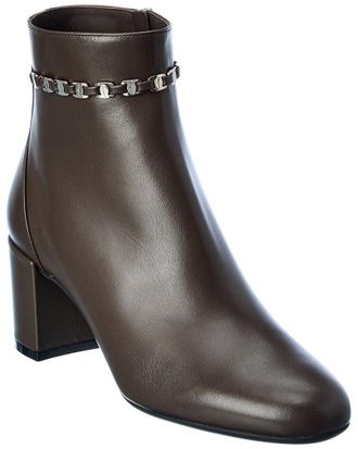 Ferragamo Ghila Leather Bootie