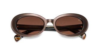 Etnia Barcelona Cala Blanca Sun BRPK Womens Sunglasses Brown Size 53