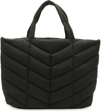 Saint Laurent Black Nylon Tote Bag (Pre-Owned)