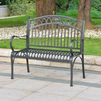 International Caravan Inc Segovia Iron Loveseat