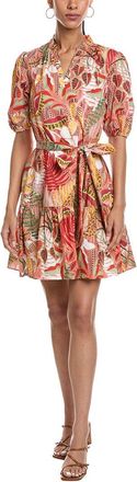 Vince Camuto Short Sleeve Printed Mini Dress