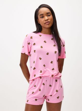Twik Womens Adorable pattern supple pyjama shorts