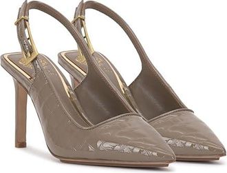 Vince Camuto Brendie High Womens Heels Taupe : 5.5 M, Leather/Suede