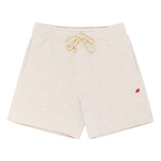 New Balance MADE in USA Core Shorts Asia Sizing Oatmeal Heather MS21548-OTH