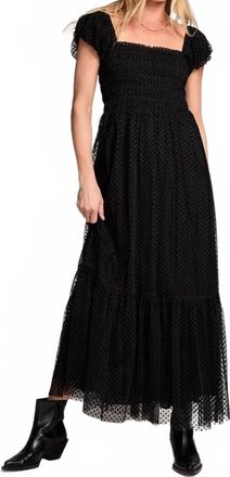 Saltwater Luxe Yarah Maxi Dress In Black