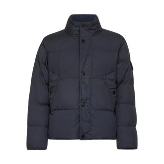 Stone Island Outerwears Blu-Uomo