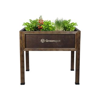 OEM Jardinera Elevada Para Balc&oacute;n, Terraza Y Jard&iacute;n 80x45x80cm - Herbario De Madera Con Patas - Jardinera Con Patas Para Flores, Hierbas, Verduras - Jardi