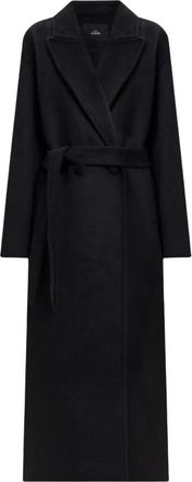 Twinset Belted Coats - Dames - Jas met riem - Zwart - L - Jassen