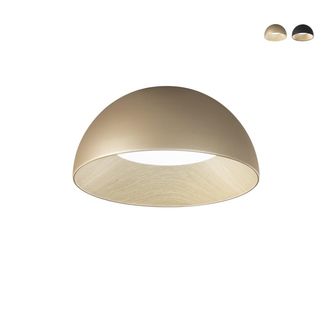 Luce-Ambiente-Design Plaf&oacute;n Redondo De 50cm En Metal Con Luz Led Regulable Coco - Oro