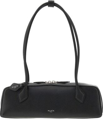 Alaia Leather medium Le Teckel bag Woman One Size