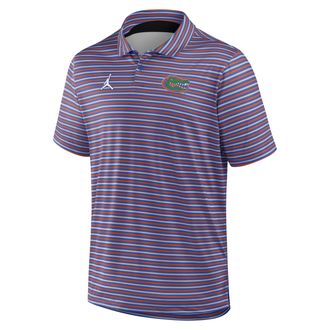 Nike Jordan Mens Florida Tour Stripe Jordan Brand Dri-FIT College Polo in Blue | 0JPT0FJCUFN-24Y