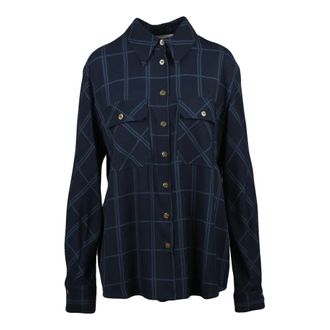 Crida Milano Camicia Over - Blouses & Shirts - Mujer - Azul - 2XS