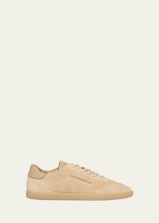 Ermenegildo Zegna Mens 232 Suede Low-Top Sneakers