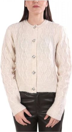 Pinko Pinko, Truien & Vesten, Dames, Wit, L, Pinko - Truien > Cardigans