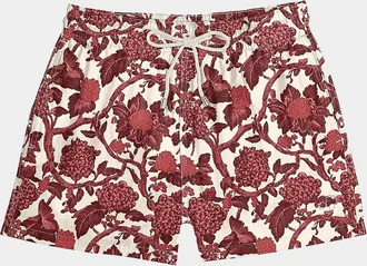 Arrels Barcelona Men & apos;s Red Kabak Swim Shorts