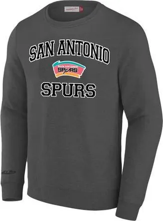 Mitchell & Ness Mens Mitchell & Ness Heather Gray San Antonio Spurs Big & Tall Hardwood Classics Sweatshirt at Nordstrom, Size Xxx-Large