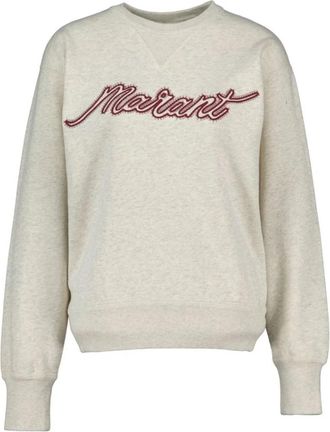 Isabel Marant Rise Sweatshirt - Dames - Sweatshirts - Beige - S - Katoen - Hoodies & sweatvesten