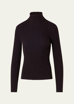 Akris Wool Knit Turtleneck Sweater