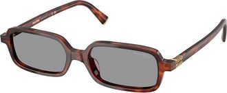 Miu Miu MU11ZSF Asian Fit 21C40O Womens Sunglasses Tortoiseshell Size 52